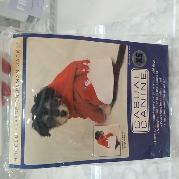 NWT Hooded Fleece Snowman Jacket for K9 X-Small - Picture 12 of 12